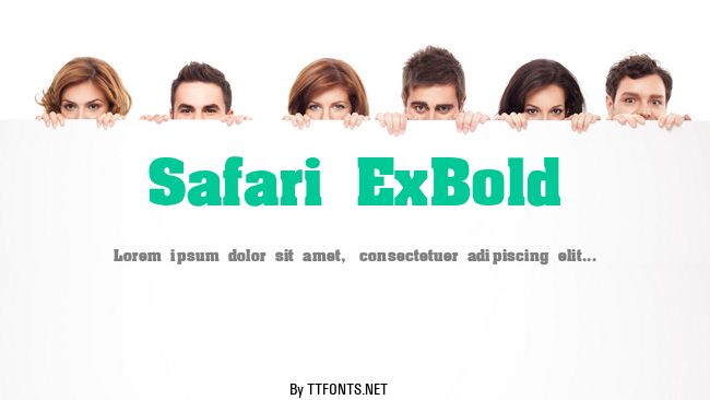 Safari ExBold example
